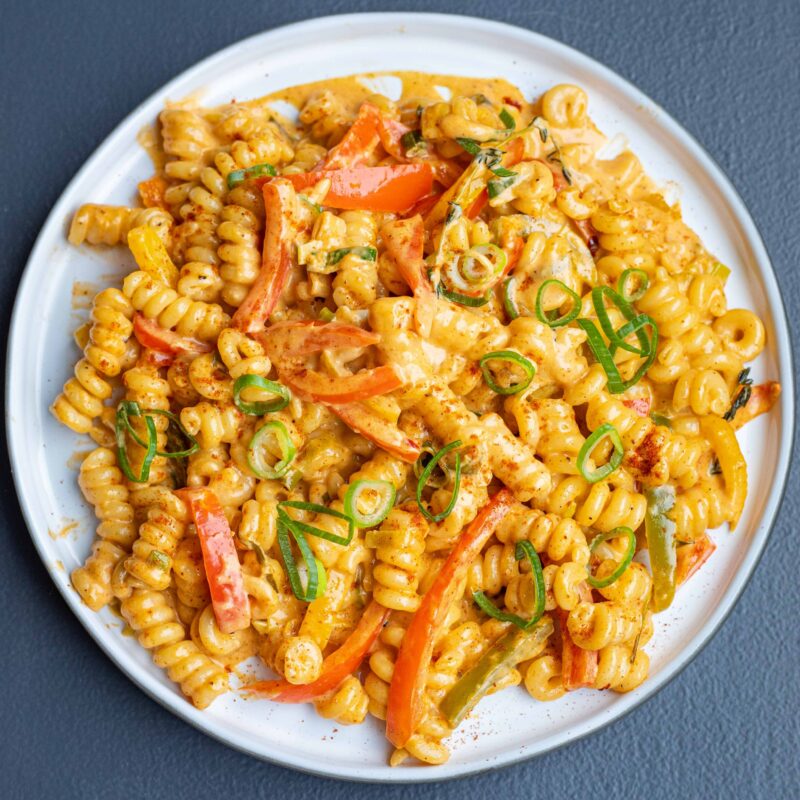 Rastapasta | Jerk chicken van dijfilet | creamy pasta | paprika