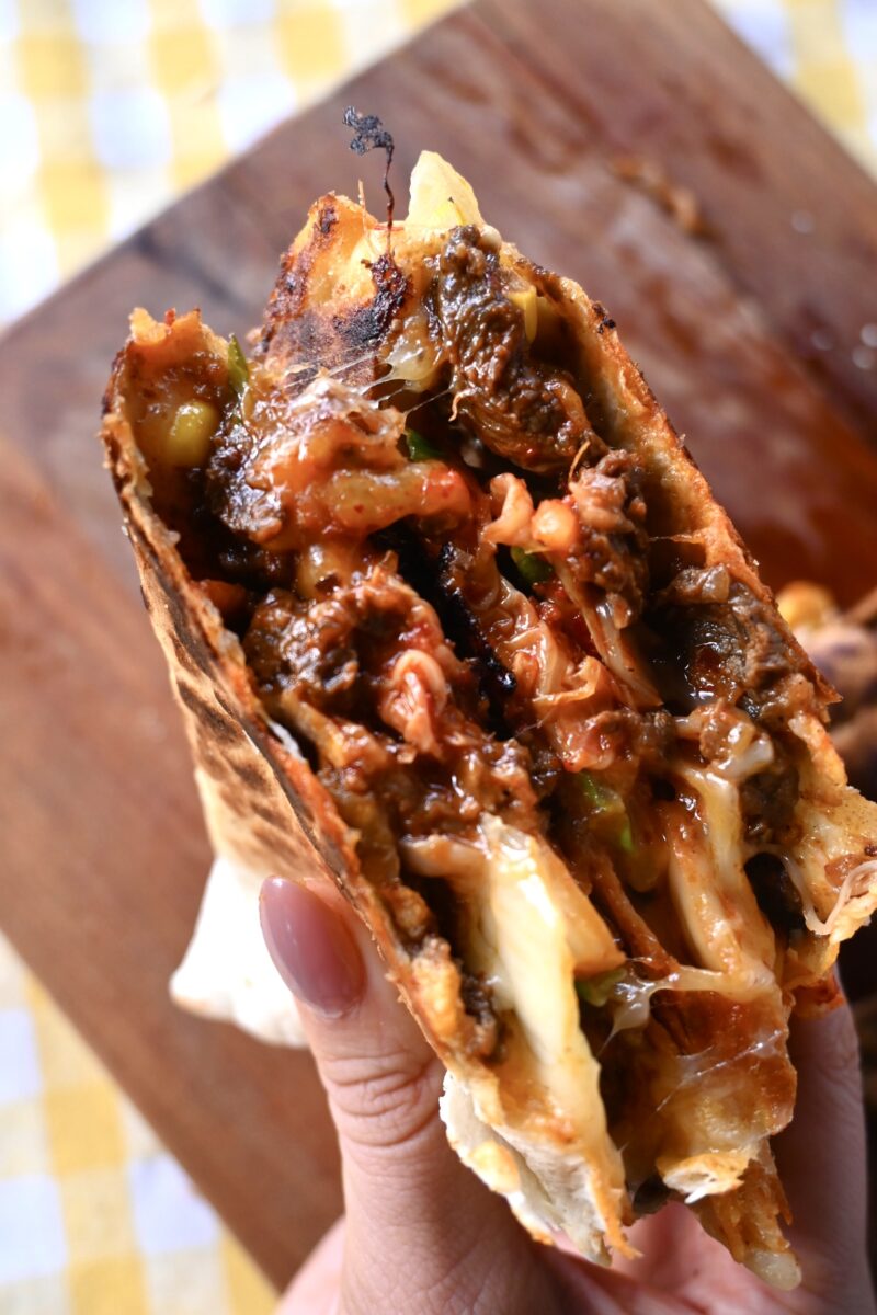 Kimchi quesadilla