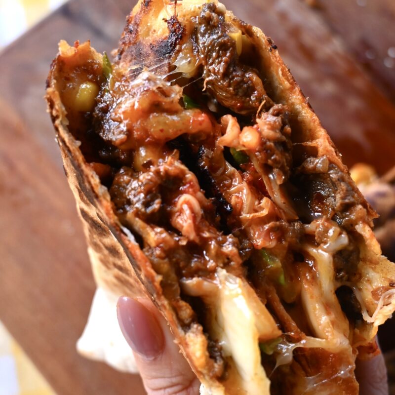 Kimchi quesadilla