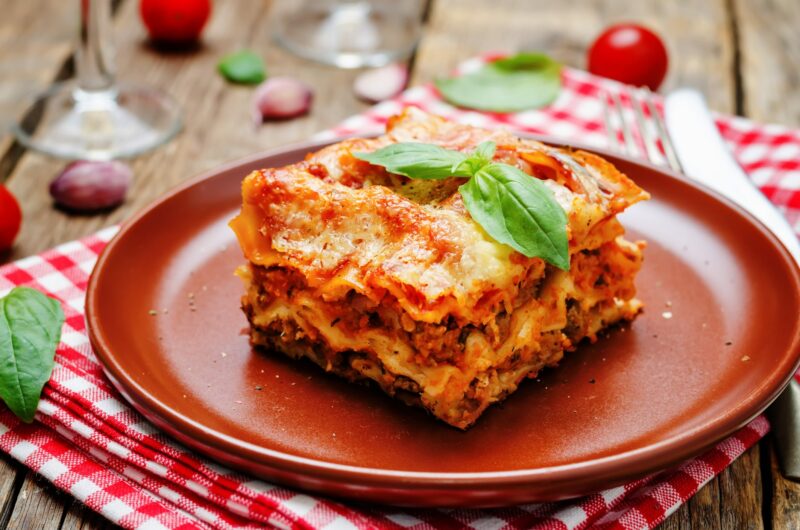 High protein lasagne | ragù | healthy beschamel