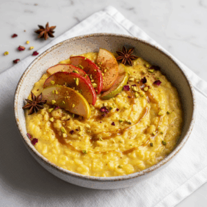 Warmly Middle Eastern Gele Rijstpudding