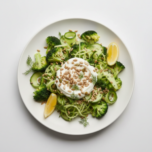 Creamy green salad