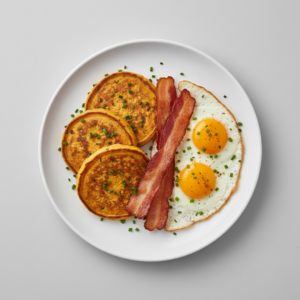 Zoete aardappel pancake