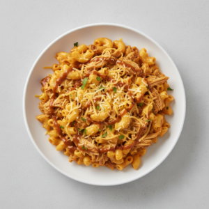 Chipotle chicken mac and cheese