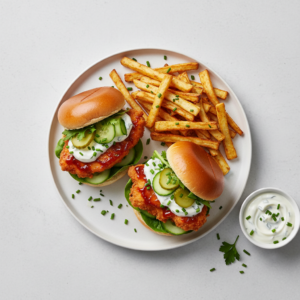 Honey BBQ chicken sliders