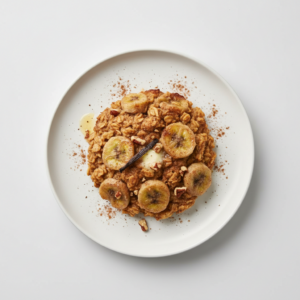 Banana baked oats